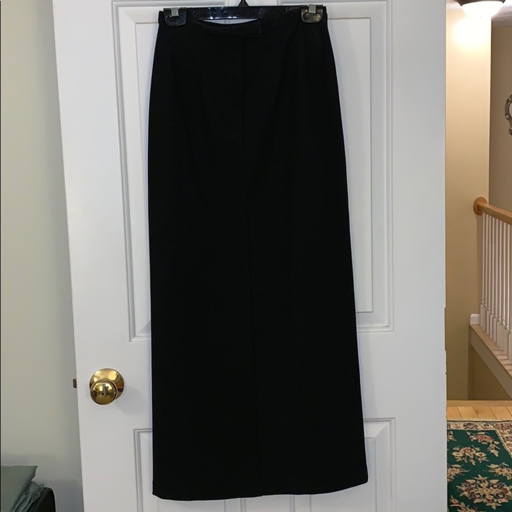 Black maxi skirt